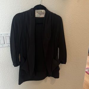 Urban Outfitters black drapes blazer, size M